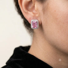 Elegant Pink Stone Earring