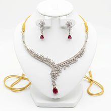 Elegant Vine Drop Necklace Set