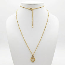 Golden Plated Heart Necklace