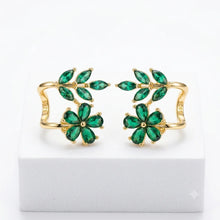 Green Crystal Earring
