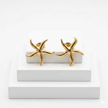 Elegant Starfish Stud Earrings