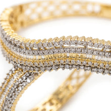 Elegant Wavy Pave Bracelet