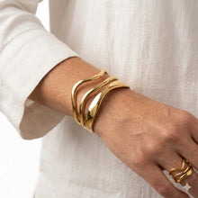 Fluid Wave Cuff & Ring Set