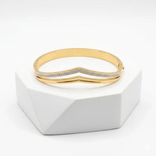 Chevron Pave Cuff Bracelet
