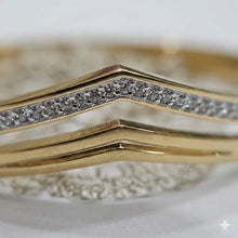Chevron Pave Cuff Bracelet