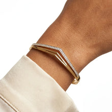 Chevron Pave Cuff Bracelet