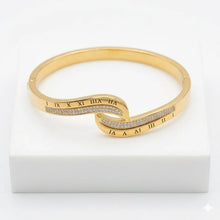Roman Numeral Infinity Bangle