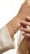 Dangling Pearl Charm Bracelet