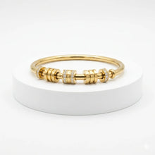 Modern Cylinder Accent Bangle