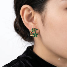 Green Crystal Earring