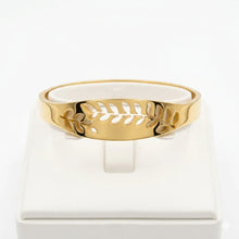 Leafy Cutout Cuff Bracelet