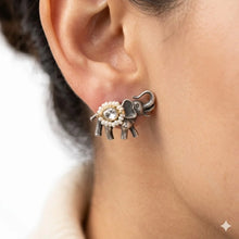 Elephant Motif Stud Earrings