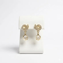 Sculpted Swirl Drop Earrings