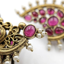Ornate Paisley Drop Earrings