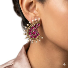 Ornate Paisley Drop Earrings