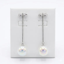 Bow and Sphere Drop Earrings