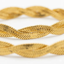 Braided Herringbone Chain Bracelet
