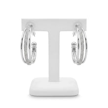 Triple Band Hoop Earrings