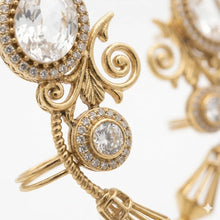Ornate Swirl Filigree Drop Earrings