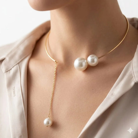 Elegant Double Sphere Chain Bracelet