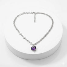 Starry Heart Charm Necklace