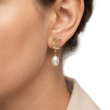 Butterfly Filigree Drop Earrings