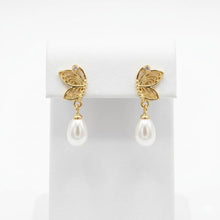Butterfly Filigree Drop Earrings
