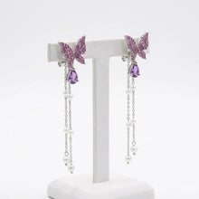 Butterfly Cascade Drop Earrings