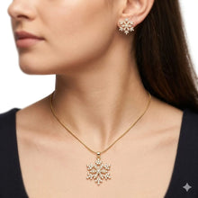 Snowflake Pendant and Earring Set