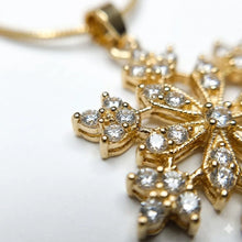Snowflake Pendant and Earring Set