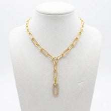 Elegant Link Drop Necklace