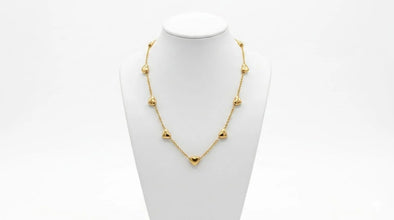 Dainty Heart Charm Necklace