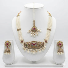 Regal Multilayer Pearl Choker Set