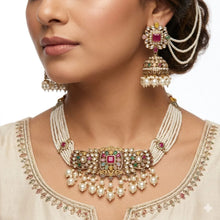 Regal Multilayer Pearl Choker Set