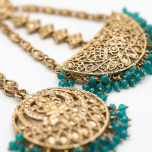 Ornate Filigree Beaded Jewelry Set