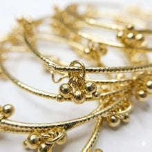 Layered Beaded Charm Bangles