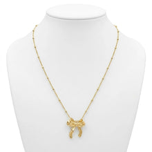 Elegant Bow Pendant Necklace