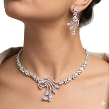 Elegant Cascading Teardrop Necklace Set