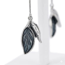 Dual Leaf Threader Earrings