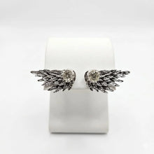Winged Sparkle Stud Earrings