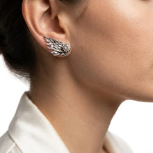 Winged Sparkle Stud Earrings