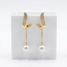 Elegant Drop Leaf Earrings