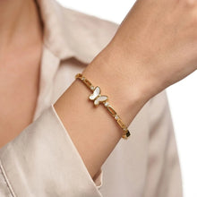 The Enchanted Butterfly Mother-of-Pearl Bangle