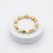 The Organic Gold & Pearl Fusion Bracelet
