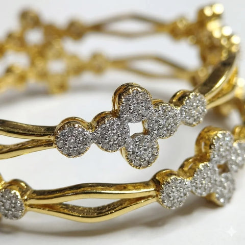 The Enchanted Blossom Bangle Set