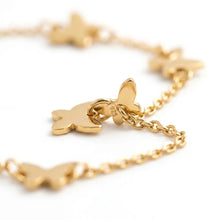 Golden Butterfly Dream Charm Bracelet
