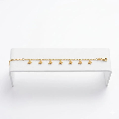 Golden Butterfly Dream Charm Bracelet