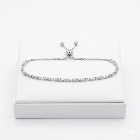 Essential Solitaire Adjustable Bracelet
