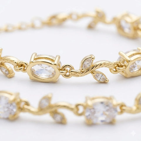 The Enchanted Crystal Vine Bracelet
