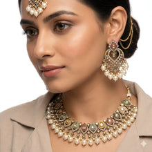 Imperial Multi-Color Stone & Pearl Necklace Ensemble